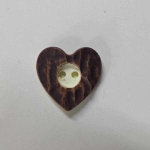 Trachtenknopf Herz