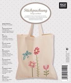 Bw-Taschen Stickpackung Blüten