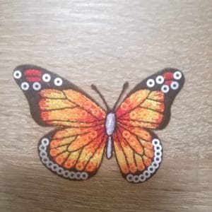Schmetterling mit Pailletten