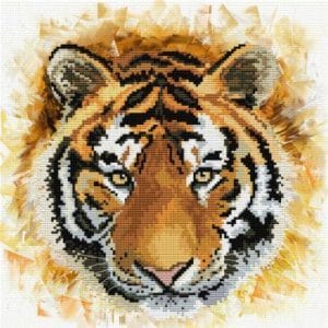 Stickpackung Kreuzstich vorgedruckt “Tiger”