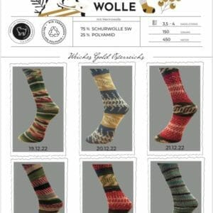 Mally Socks 6 fach –  Weihnachtsedition 2022
