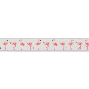 Jaquardborte Flamingos 16 mm