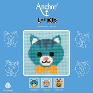 Anchor Kinder – Stickbild Katze