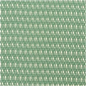 Rico Stoff grün, Striche creme 50 x 140 cm