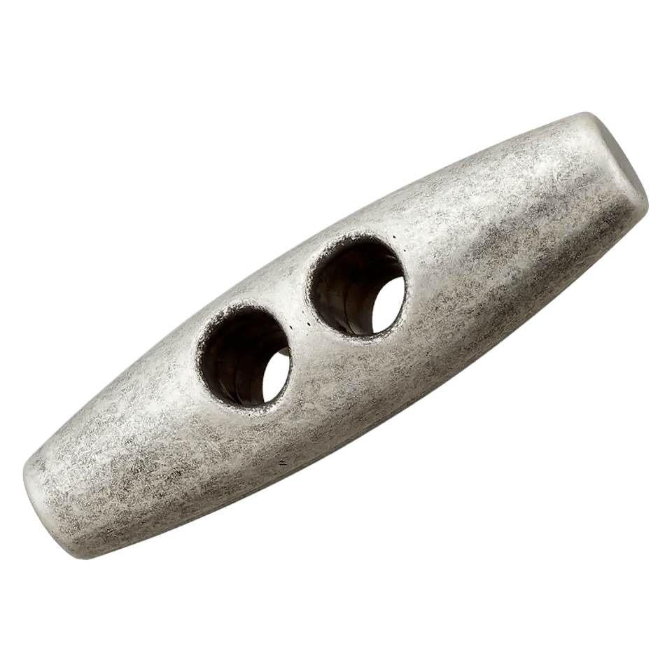 Knebel Metallicoptik 2-Loch Gr. 40 mm