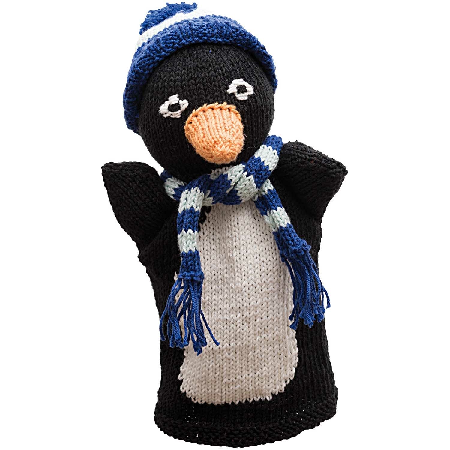 Strickset Handpuppe Pinguin “Jo”