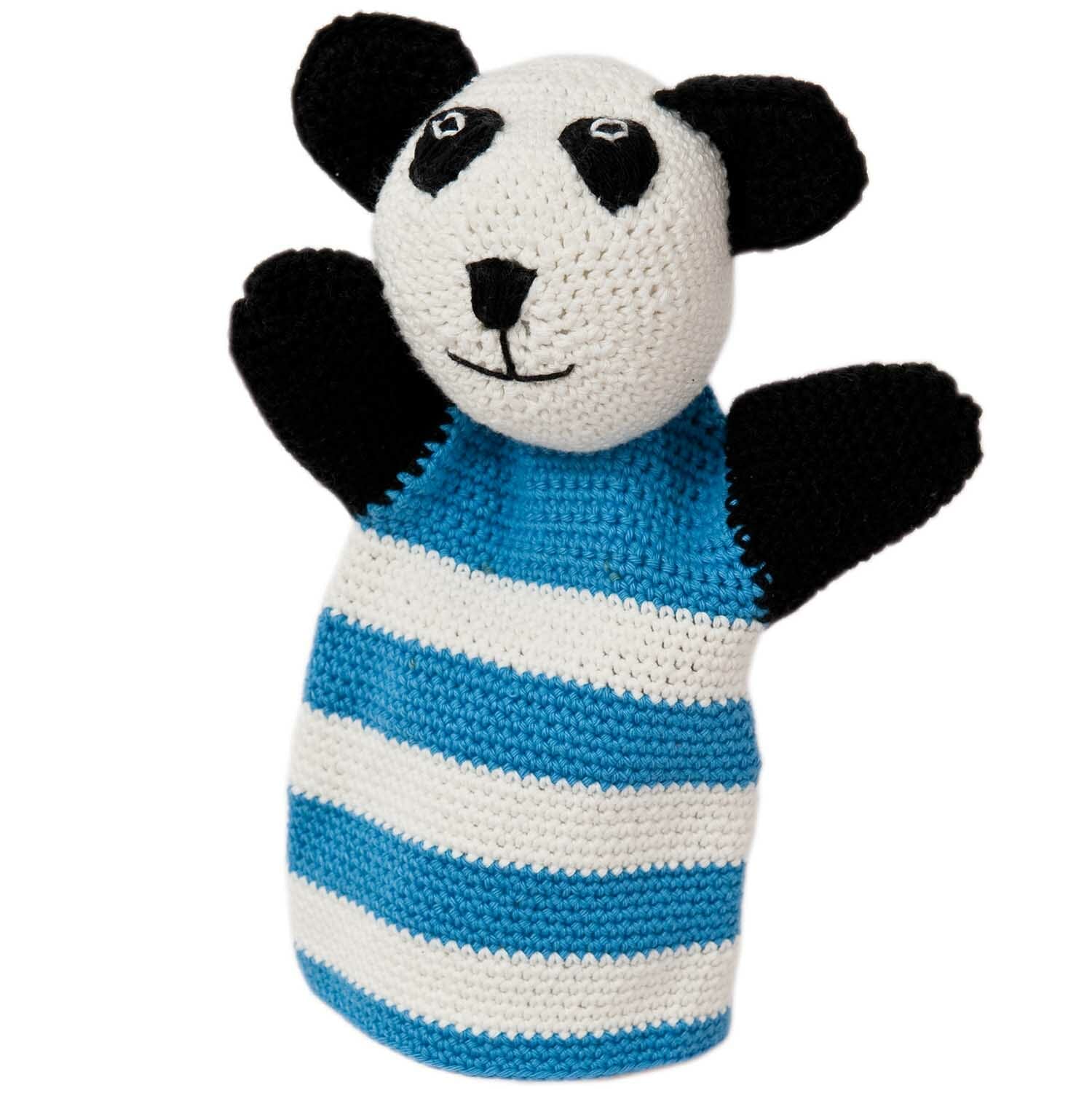 Häkelset Handpuppe Panda “Paul”