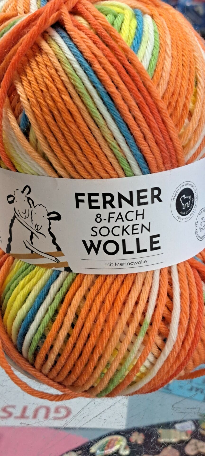 Ferner Sockenwolle 8-fach